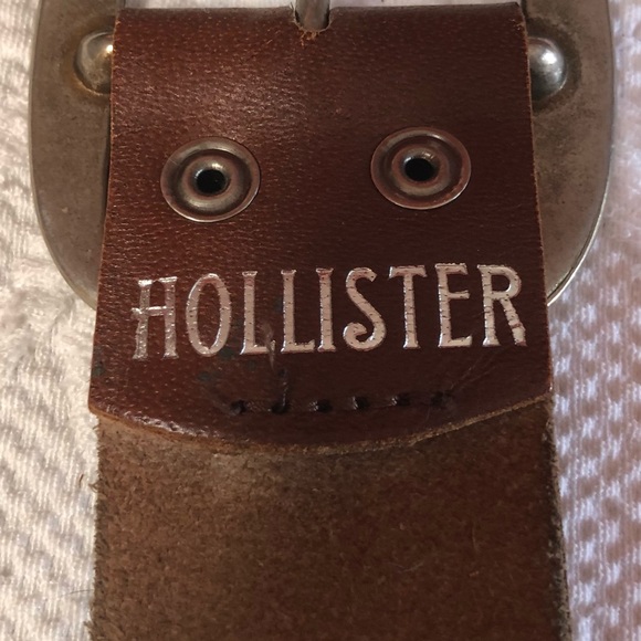 Brown Leather Belt with Stud-like Detailing - Picture 8 of 8